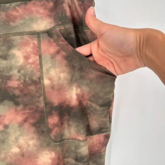 Lands' End Women's Tie Dye High-Rise Slim Flat Front Leggings Multicolor Size 1X - Picture 5 of 14